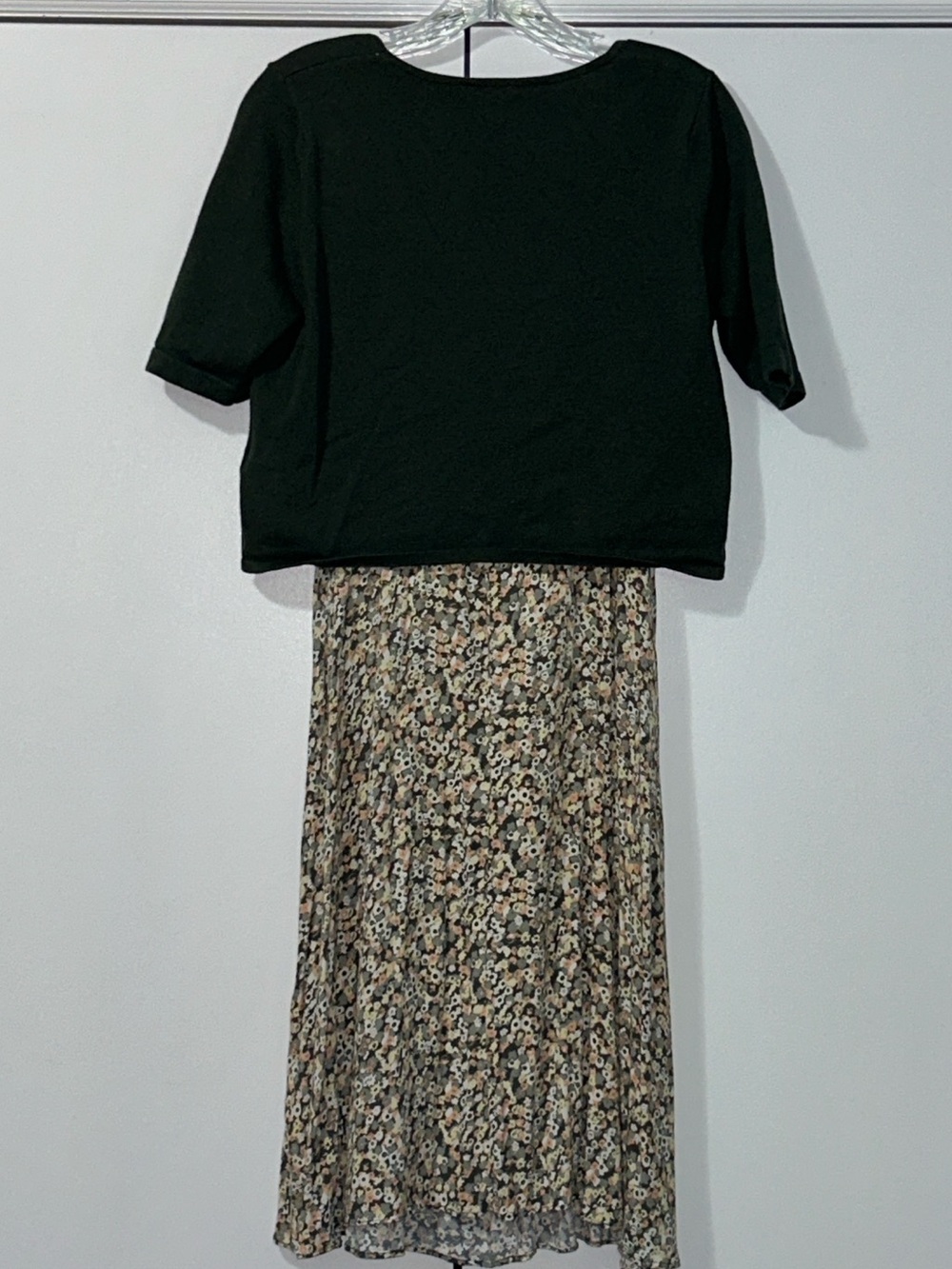 Seraphine Two-Piece Olive Green Maternity Dress